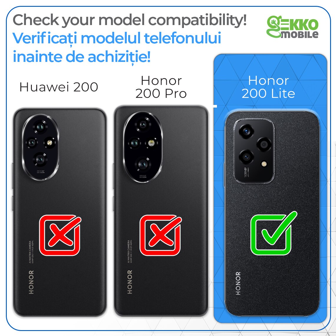 Husa pentru Honor 200 Lite, Clear, Ultrasubtire, din silicon gel, cu decupaje la camere, 0.3mm, Gekko, Transparenta