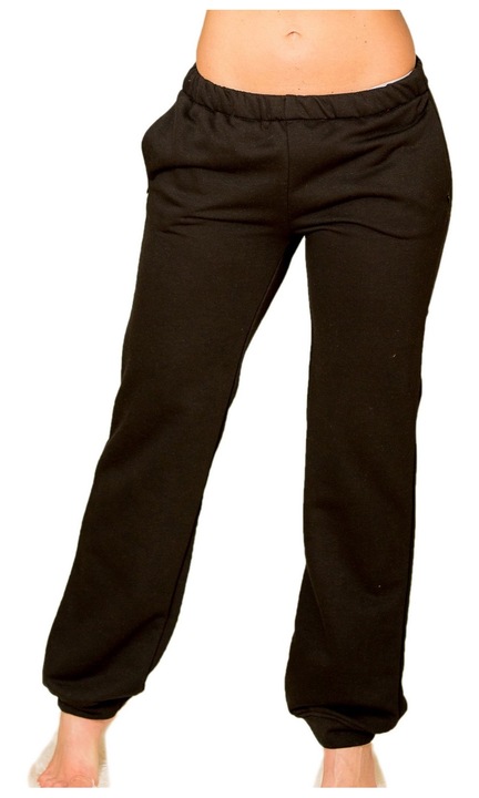 Pantaloni de trening din bumbac din colectia Kalimo, BRAV, Negru