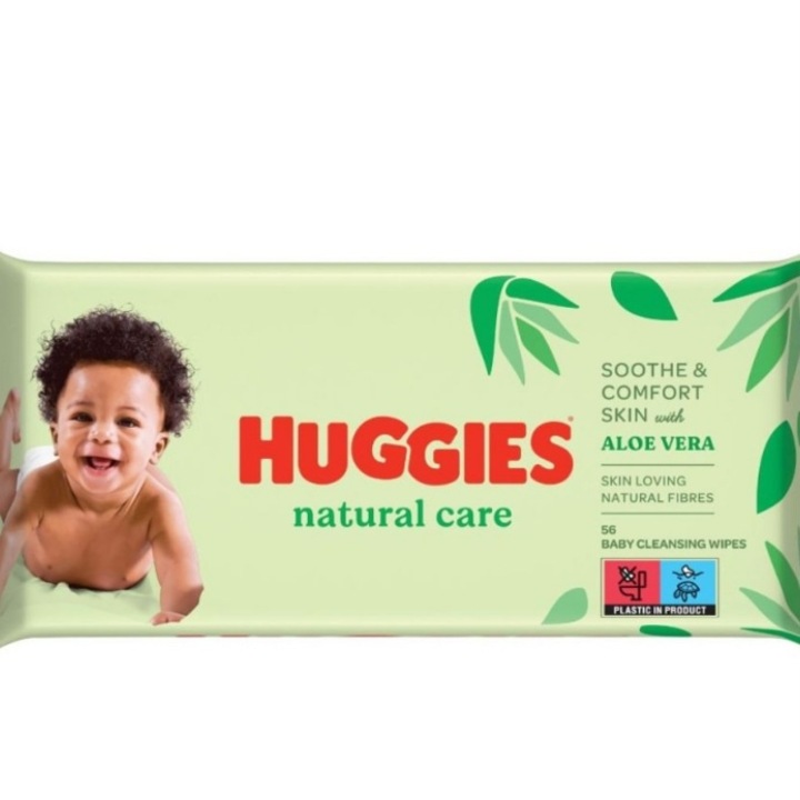 Мокри кърпички Huggies Natural Care 3 опаковки х 56 168 бр