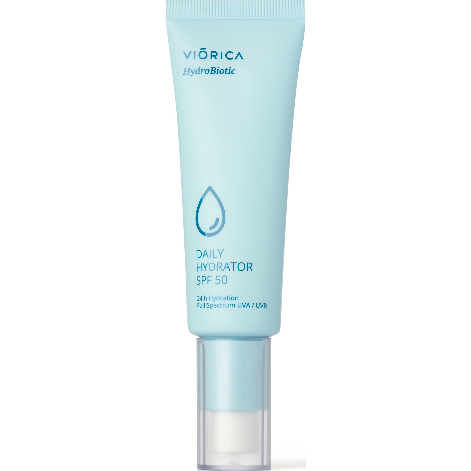 Crema de zi hidratanta cu SPF 50, Viorica HydroBiotic, 50 ml