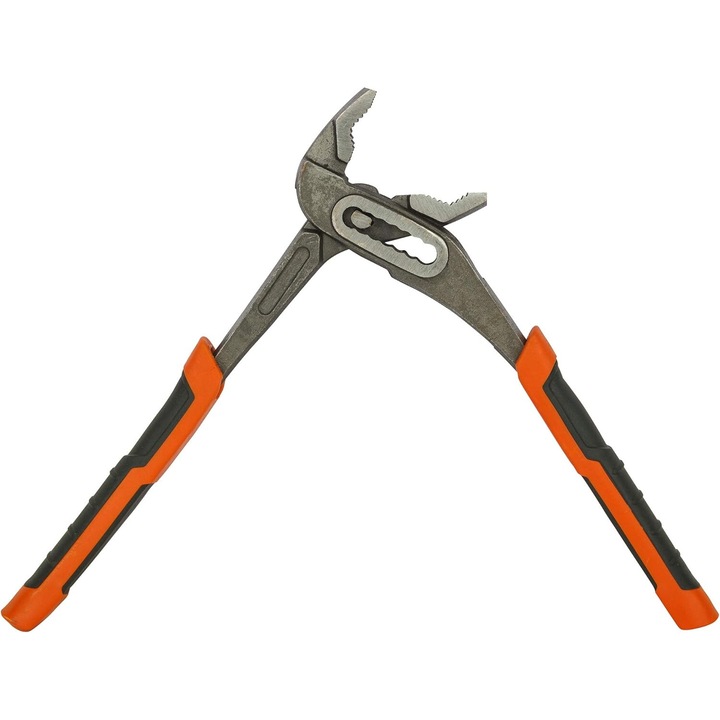 Регулируеми клещи, тип папагал, с изолирана дръжка, 25 х 5 см, оранжеви, dalimag