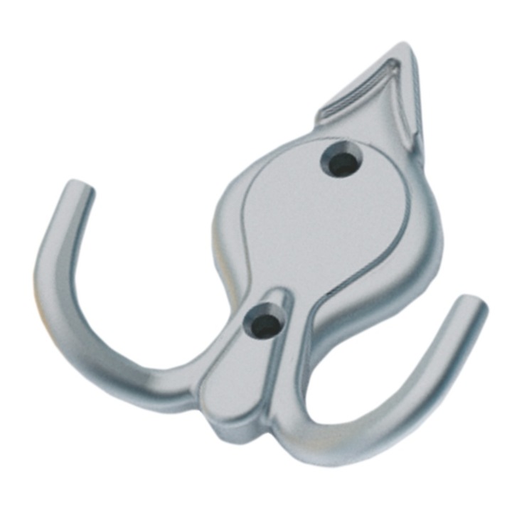 Cuier A175, 2 agatatori, crom mat