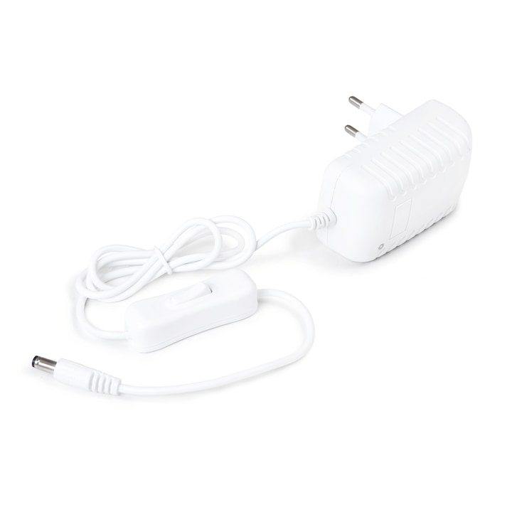 Адаптер за контакт с ключ 12V 18W 1.5A IP20, бял