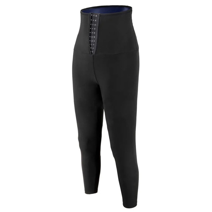 Colanti cu talie tip corset si efect de sauna pentru slabit