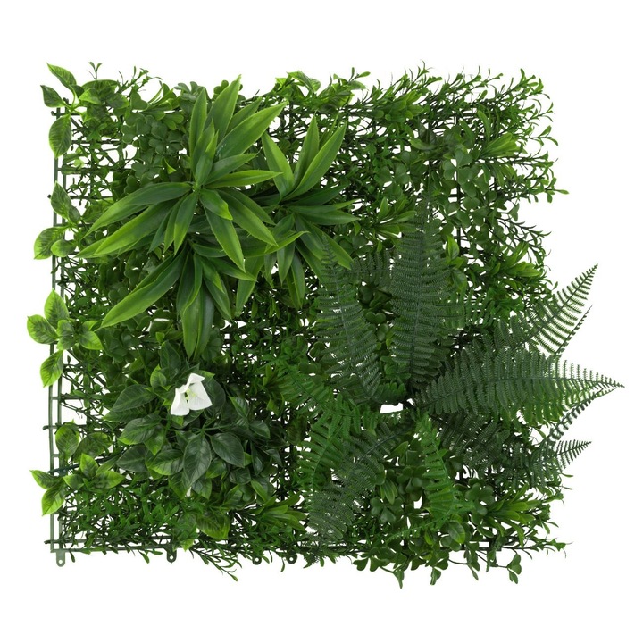 Panou din Plante Artificiale cu Flori 50x50cm