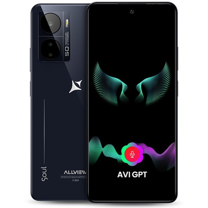 Смартфон Allview Soul X20, Dual SIM, 8GB RAM, 128GB, 4G, Dark Blue