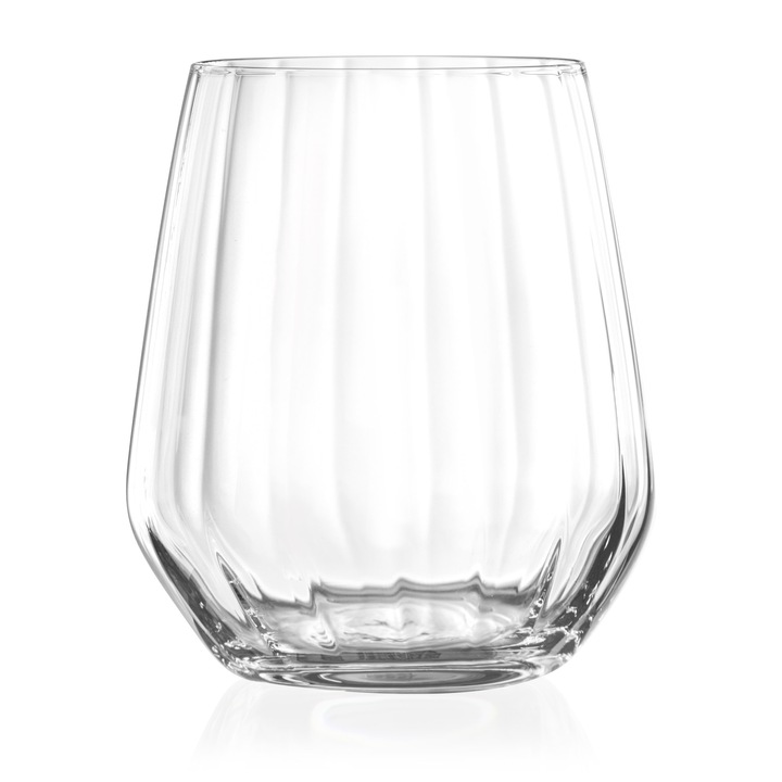 Set 6 pahare apa OPTIQ, 430 ml, RCR