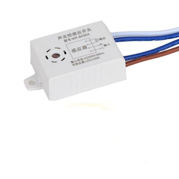 Hangérzékelő fotocellával 220V / 40W