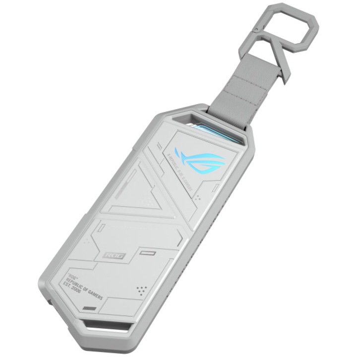 Външен Rack Asus ROG Strix Arion, USB3.2 Gen 2x1 Type-C (10 Gbps), Dual USB-C, Бял