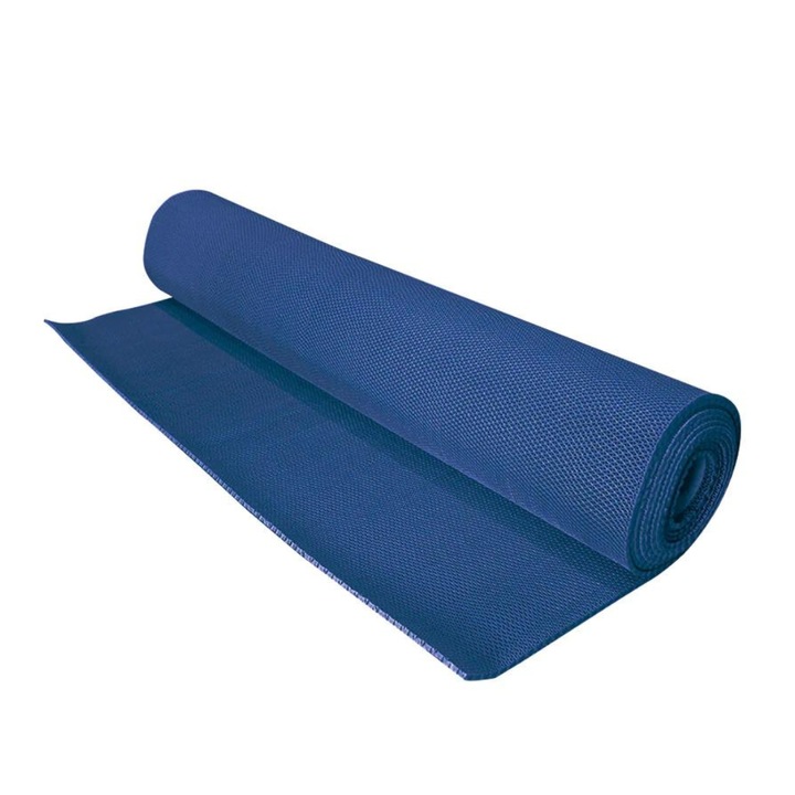 Covor antiderapant, din PVC, 6m, Albastru