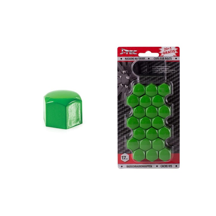Set capace prezoane 17 mm culoare Verde