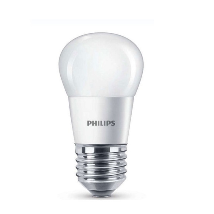 LED крушка Philips mini P45 E27 4.9W 470lm топла светлина 2700 K