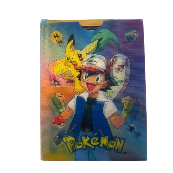 Игра с карти Pokemon Gold 3D Hologram, различни модели, 55 части, 4 години