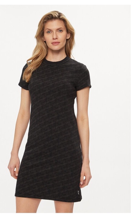 Női ruha, ea7 emporio armani, Fekete, Pamut