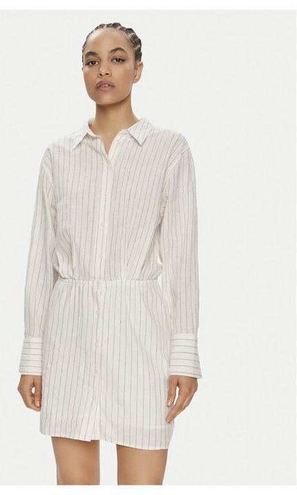 Női ruha, kötött ruha, Fehér, vászon