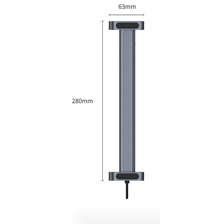 Универсална докинг станция, 10 в 1, 4K, бързо зареждане 100W, 3 USB 3.0 порта, VGA, Gigabit, аудио, SD/TF слотове за карти, 28x3x1cm