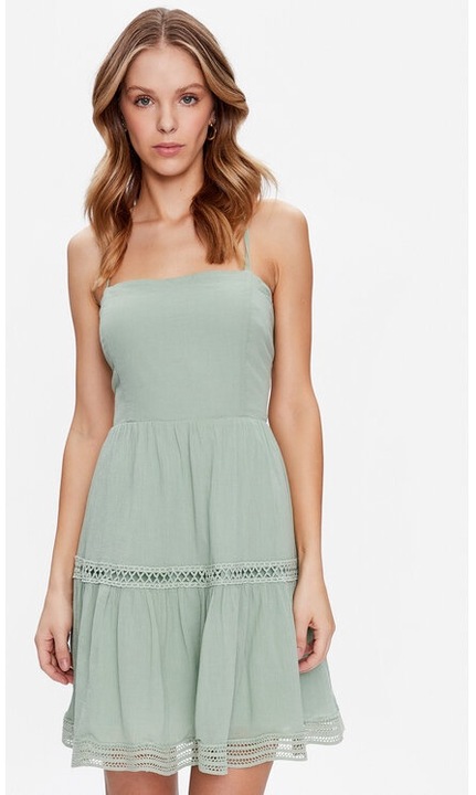 Rochie dama, guess, Verde, Bumbac, XL INTL