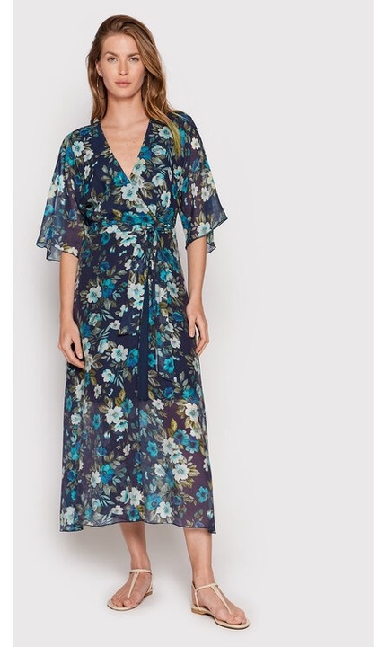 Rochie dama, guess, Bleumarin, Viscoza