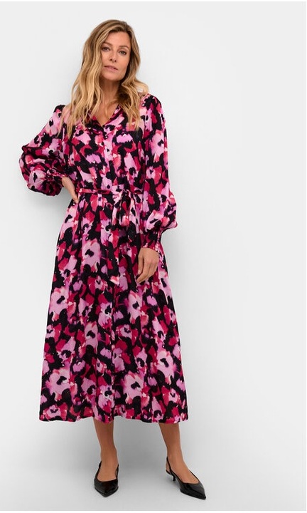 Női ruha, kaffe, 304099199, rózsaszín, viszkóz, Rózsaszín