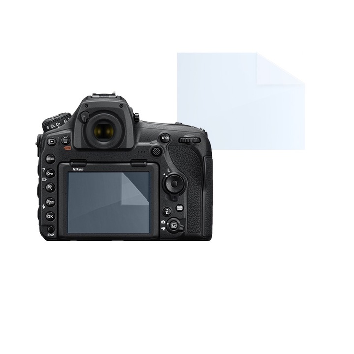 Fóliakészlet Nikon D850-hez, FONIX LENS DEFENSE, 1 szilikonfólia képernyőhöz, ütésálló, karcmentes, regenerálható, tartós, időjárásálló, átlátszó