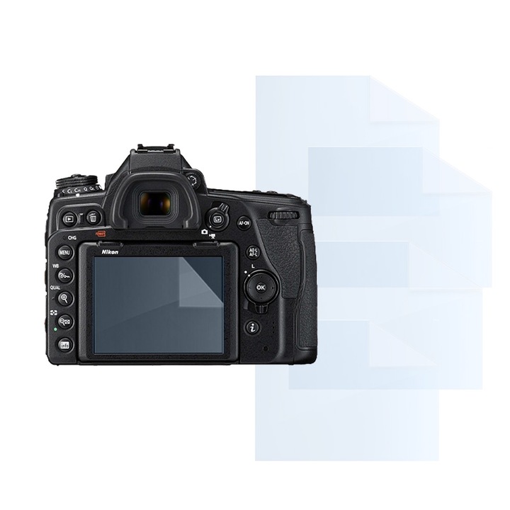 Fóliakészlet Nikon D780-hoz, FONIX LENS DEFENSE, 4 szilikon képernyőfólia, ütésálló, karcmentes, regenerálható, tartós, időjárásálló, átlátszó