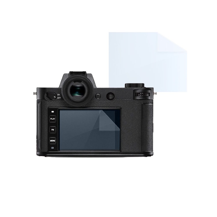 Fóliakészlet Leica SL2-S-hez, FONIX LENS DEFENSE, 1 szilikon képernyőfólia, ütésálló, karcmentes, regenerálható, tartós, időjárásálló, átlátszó