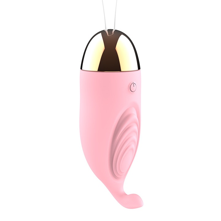 Vibrator Healife, stimulare G-Spot si clitoris, silicon moale, rezistent la apa, reincarcabil, roz, 10 moduri de vibratie, 10.2cm