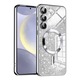 Husa pentru Samsung Galaxy A55 5G Design Antisoc, Fundal Detasabil 2-in-1, Protectie Superioara, Margini Ridicate - Argintiu