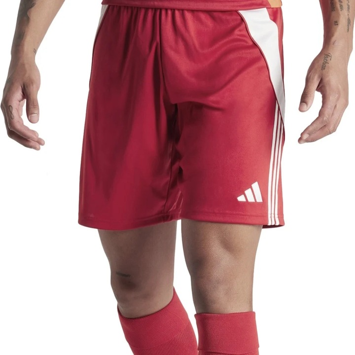 Pantaloni Adidas Tiro 24 Training pentru barbati, rosu/alb, M