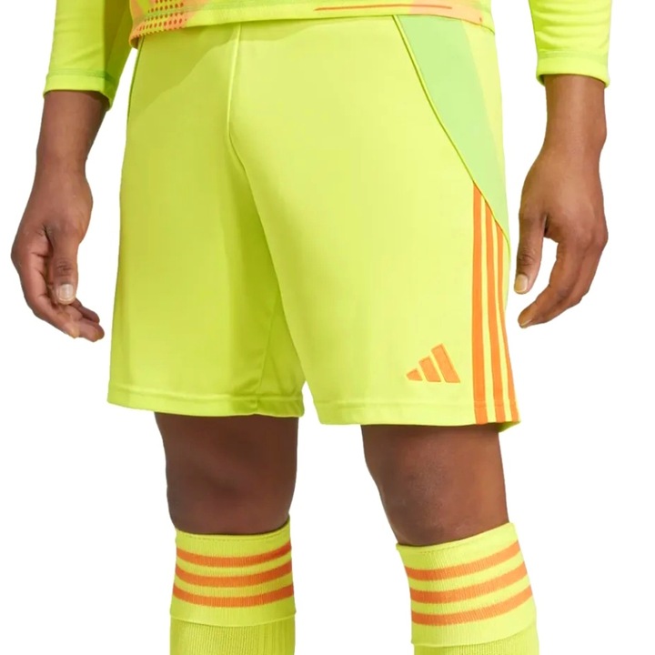 Pantaloni Adidas Tiro 24 Training pentru barbati, verde neon/portocaliu, S