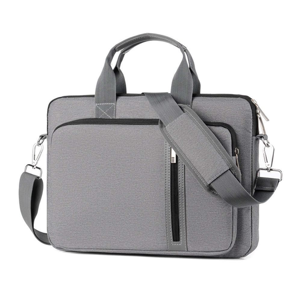 Geanta laptop AMRINUGL, 13.3/14", gri, impermeabila, usor de transportat