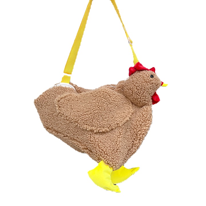 Csirke alakú kereszttáska Csibékkel táska Lányoknak Csibékkel táska 2. stílus