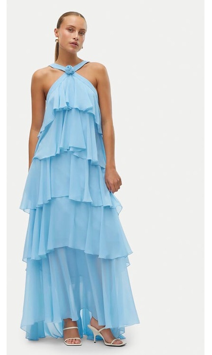 Rochie dama, vero moda, Albastru, Poliester, M INTL