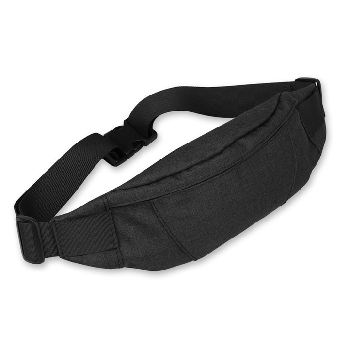 Uniszex sporttáska, minimalista design, banán forma, betörésbiztos, futáshoz