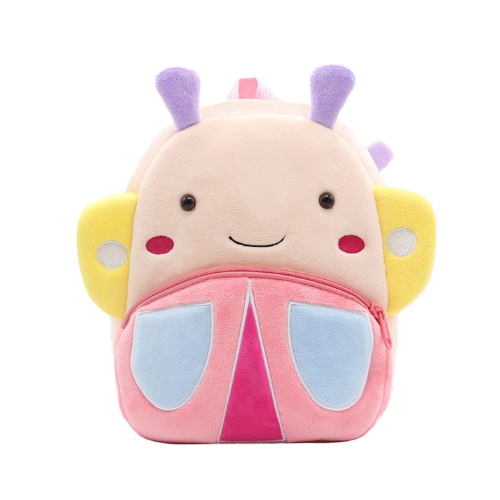 Jormftte gyerek hátizsák, rajzfilm állat mintás, könnyű, cipzáras, 3-5 éveseknek