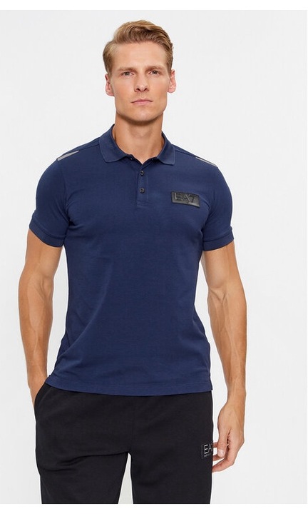 Мъжка тениска, Emporio Armani, 081591, тъмносиня, памук, M INTL