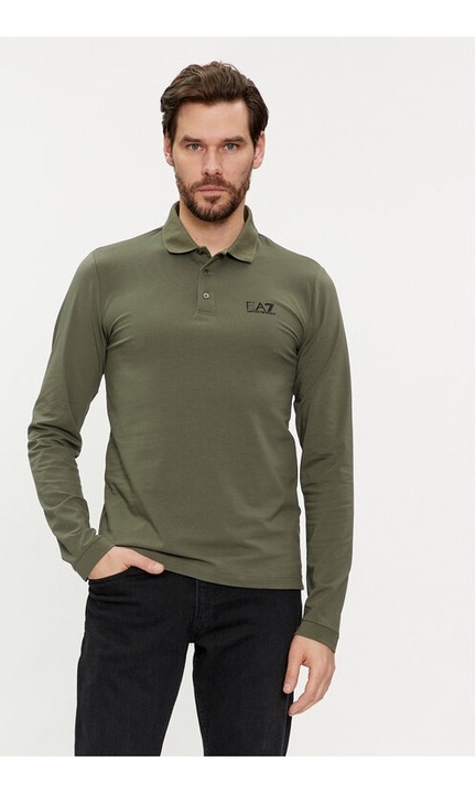 Мъжка тениска, Emporio Armani, 534660, Зелена, Памук