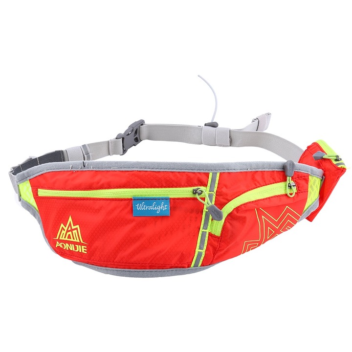 Jormftte sporttáska, állítható, hordozható, légáteresztő, narancssárga, futáshoz és kerékpározáshoz