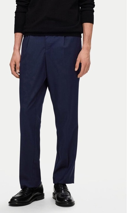 Férfi nadrág, Selected Homme, 437229, sötétkék, poliészter