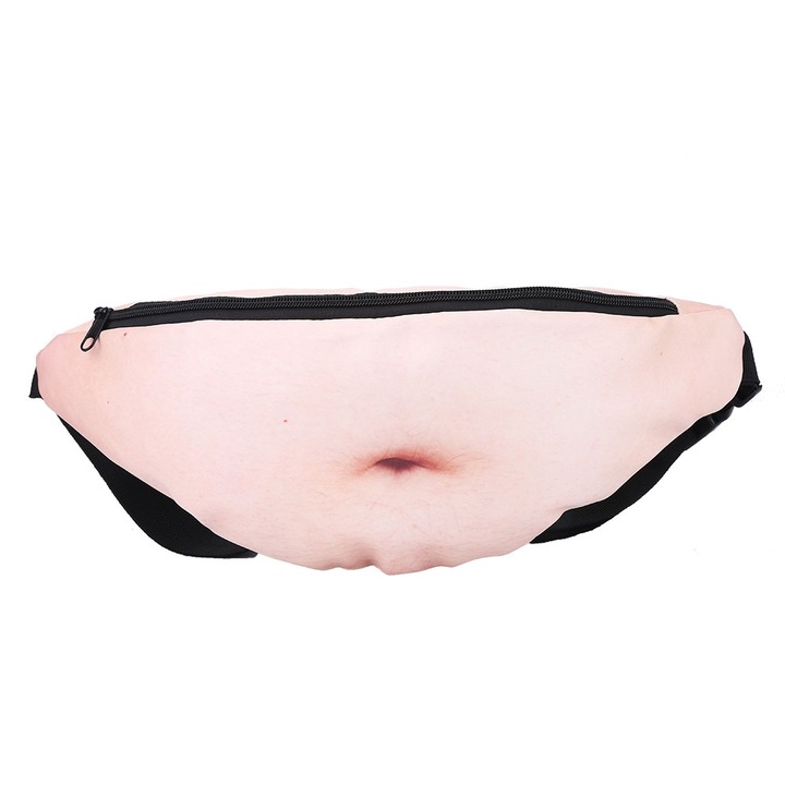 Jormftte sporttáska, hamis has dizájn, fő rekesz cipzárral, hússzínű, állítható