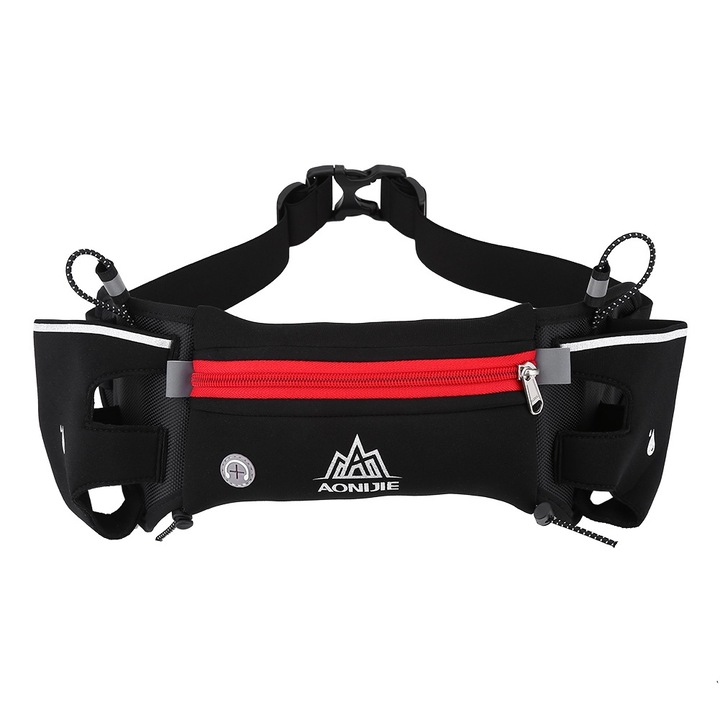 Borsetă sport Jormftte, impermeabilă, ajustabilă, capacitate mare, roșie