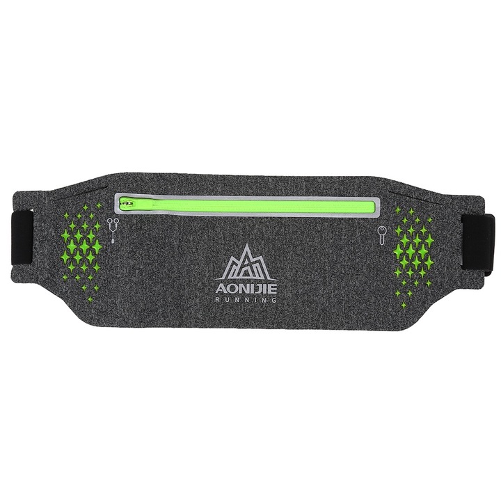 Jormftte sporttáska, multifunkcionális, izzadságálló, szürke, 6.5 hüvelyknél kisebb telefonokhoz