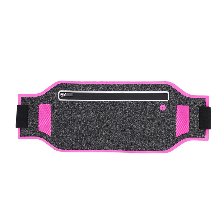 Jormftte sporttáska, multifunkcionális, vízálló, rózsaszín-piros, telefonhoz és kulcsokhoz