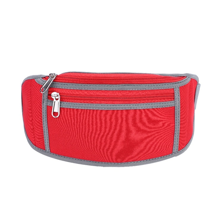 Jormftte sportos övtáska, állítható, neoprén, piros, futáshoz és túrázáshoz