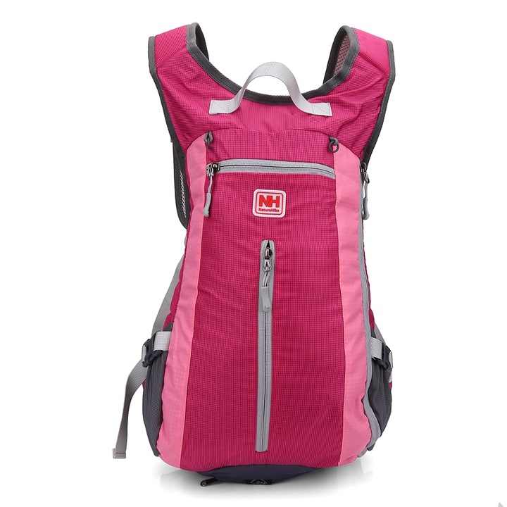 Unisex sport hátizsák, Naturehike, vízálló, tágas rekesz, mellkaspánt, rózsaszín