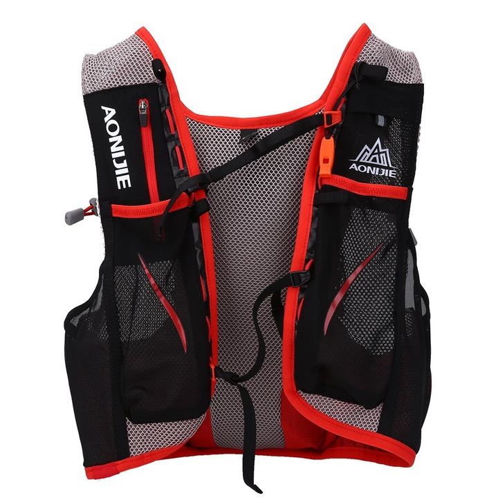 Vesta sport unisex Jormftte 5L, nagy kapacitású, ergonomikus kialakítású, fekete, L/XL