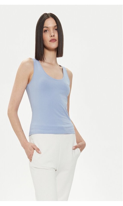 Tricou dama, 4F, 822187, Albastru celest, Bumbac, S INTL