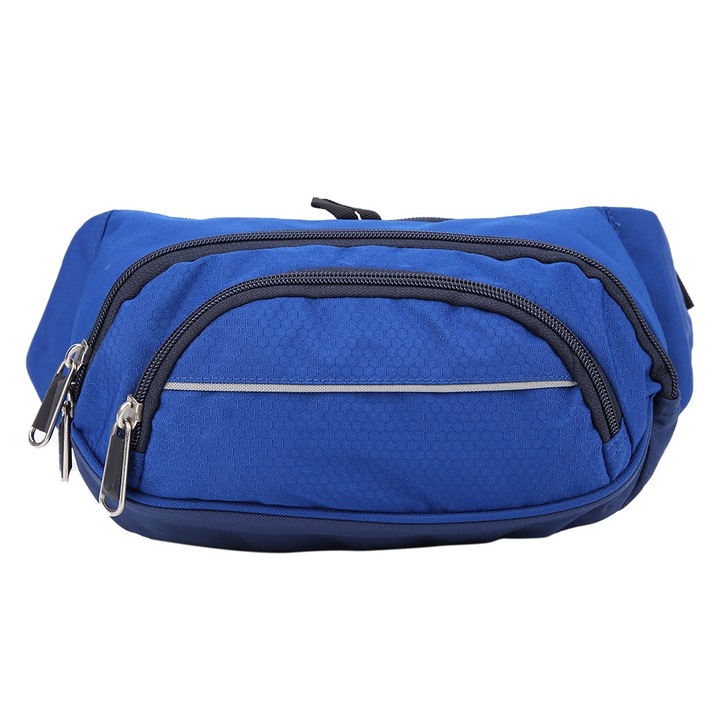 Jormftte sporttáska, poliészter, királykék, 3 rekeszes, könnyű és strapabíró