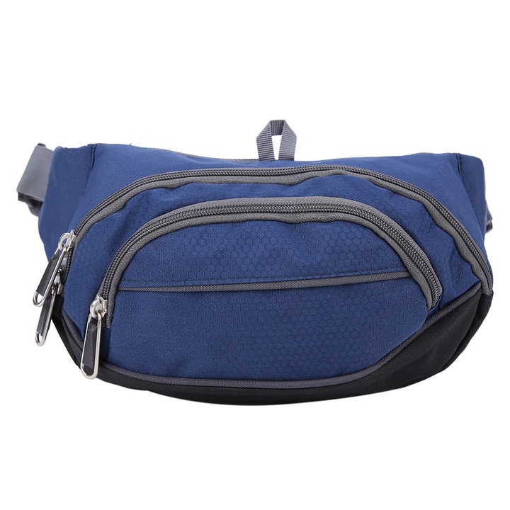 Poliészter táska szabadtéri sportokhoz, futáshoz, kerékpározáshoz, túrázáshoz (sötétkék)