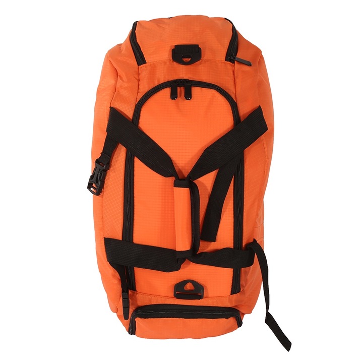 Jormftte sporttáska, cipőtartós modell, nagy kapacitású, narancssárga, változatos méretek.